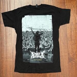 Attila Black Graphic Music Band T-Shirt, Size  Medium, NWOT